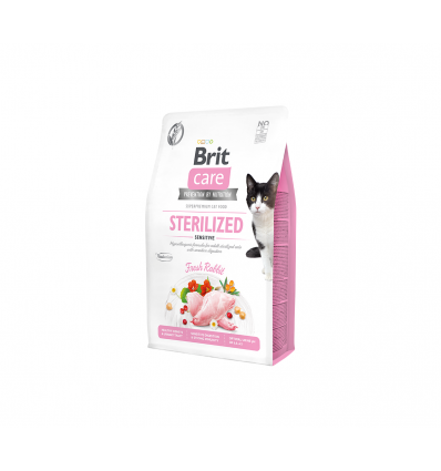 BRIT CARE STERILIZED SENSITIVE 2KG KATĖMS