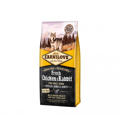 CARNILOVE CHICKEN&RABBIT 12KG ŠUNIMS