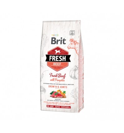 BRIT FRESH BEEF PUPPY L 12KG ŠUNIUKAMS