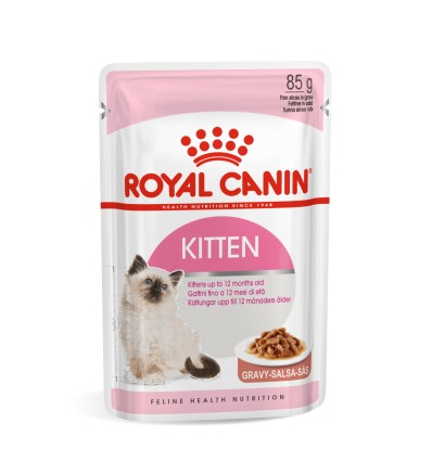 ROYAL CANIN FHN WET 85G KITTEN INSTINCTIVE IN GRAVY KAČIUKAMS