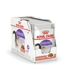 ROYAL CANIN FHN WET 85Gx12 STERILISED IN GRAVY KATĖMS