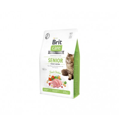 BRIT CARE SENIOR WEIGHT CONTROL 2KG KATĖMS