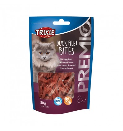 TRIXIE PREMIO DUCK FILET BITES SKANĖSTAS KATĖMS 50G