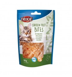 TRIXIE PREMIO CHICKEN FILET BITES SKANĖSTAS KATĖMS 50G