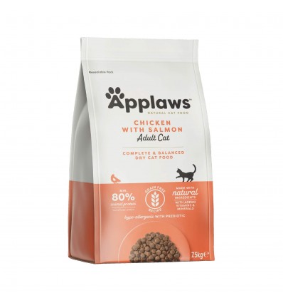 APPLAWS ADULT CHICKEN WITH SALMON 7,5KG KATĖMS 4073